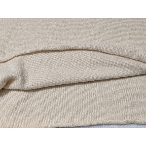 Bartolini Sweater Womens Med Beige  Pullover Dolman Sleeve Wool Cashmere Silk - Picture 6 of 11